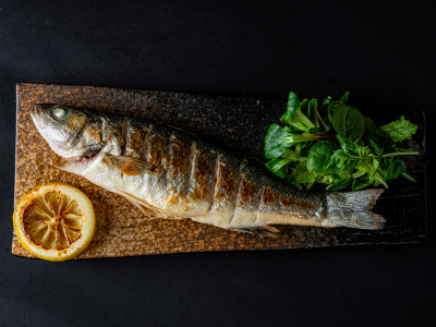 Grilled seafood: Grill Sea bass