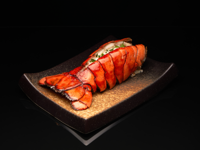 Grilled seafood: Lobster tail