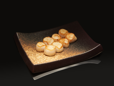 Grilled seafood: Scallop Japanese